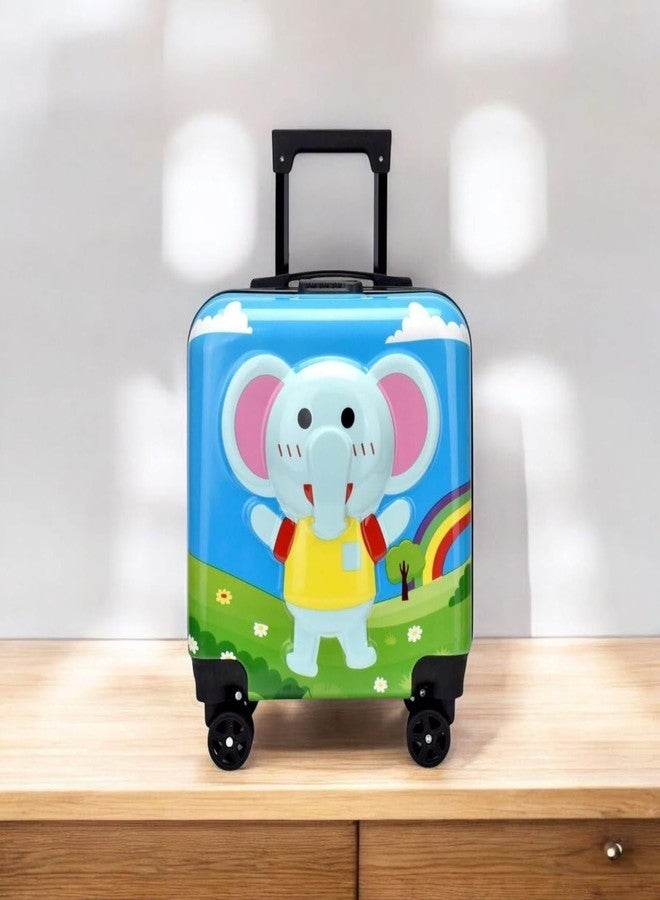 TOYSTODAY حقيبة سفر للأطفال الصغار من تويز توداي، ذات غلاف صلب، مزودة بعجلات ومقبض قابل للسحب، لحملها على متن الطائرة - Image 5